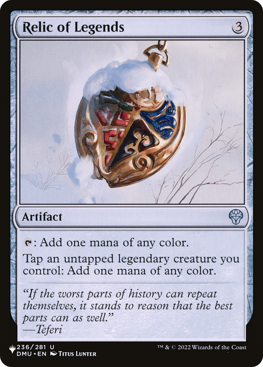 Relic of Legends (LIST-236/281) - The List