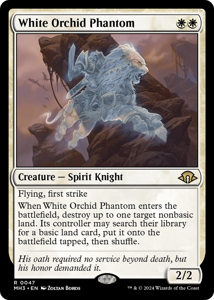 White Orchid Phantom (MH3-047) - Modern Horizons 3 Foil