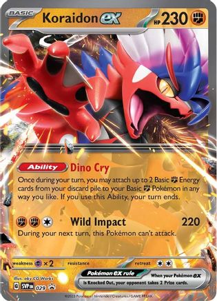 Koraidon ex - 029 29 - SV Scarlet & Violet Promo Cards Holofoil