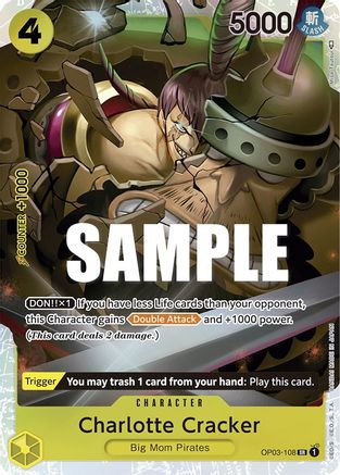 Charlotte Cracker (OP03-108) - Pillars of Strength Foil