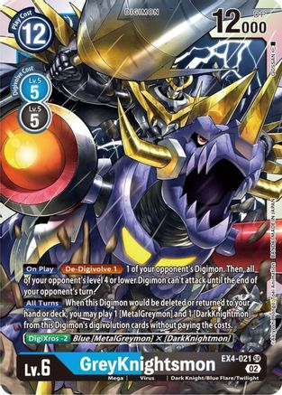 GreyKnightsmon (EX4-021) - Alternative Being Booster Foil