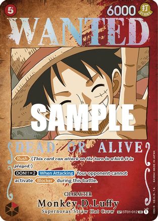 Monkey.D.Luffy Wanted Poster Alt Art