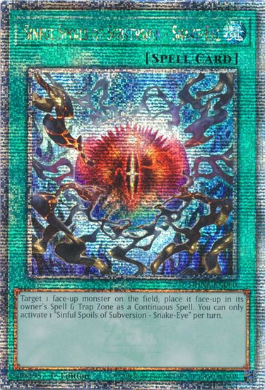[Consignment] Sinful Spoils Of Subversion - Sinful Eye (Quarter Century Secret Rare)