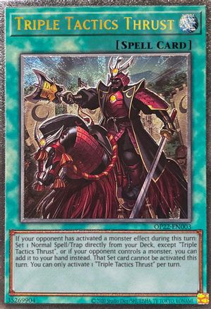 [Consignment] Triple Tactics Thrust (UTR) (OP22-EN003) - OTS Tournament Pack 22 Unlimited