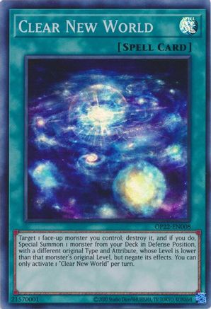 Clear New World (OP22-EN008) - OTS Tournament Pack 22 Unlimited