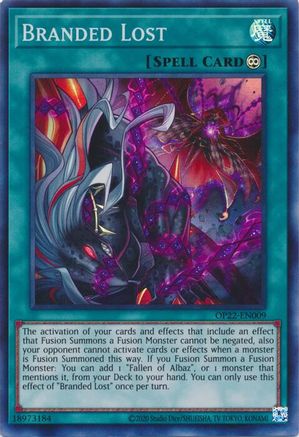 Branded Lost (OP22-EN009) - OTS Tournament Pack 22 Unlimited