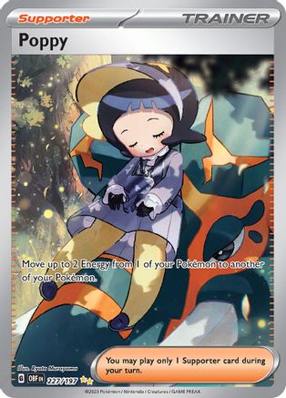 Poppy - 227/197 227 - SV03 Obsidian Flames Holofoil