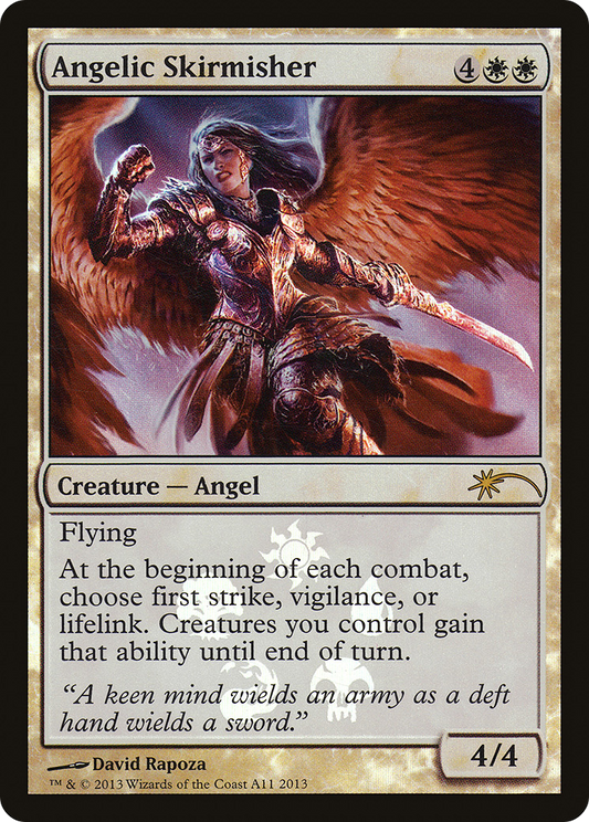 Angelic Skirmisher (MEDIA-A11) - Gatecrash Promos Foil