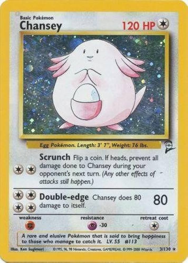 Chansey Holo Unlimited