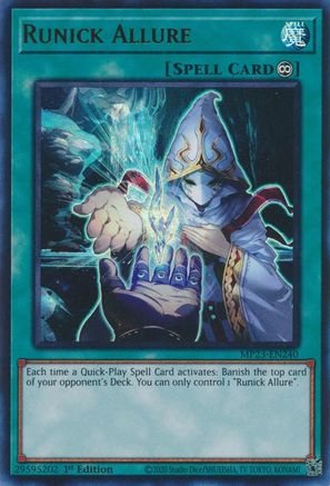 Runick Allure (MP23-EN240) - 25th Anniversary Tin: Dueling Heroes Mega Pack 1st Edition