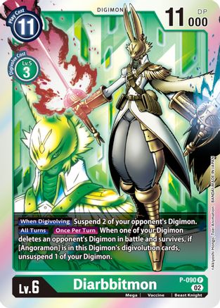 Diarbbitmon - P-090 (P-090) - Digimon Promotion Cards Foil