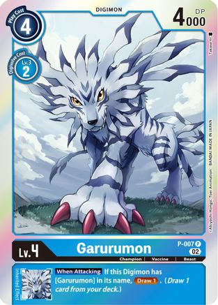 Garurumon (Resurgence Booster Reprint) (P-007) - Resurgence Booster Foil