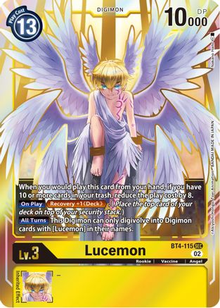 Lucemon (Resurgence Booster Reprint) (BT4-115) - Resurgence Booster Foil