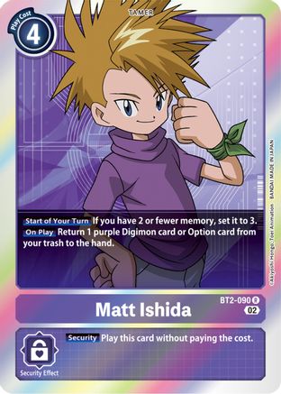 Matt Ishida - BT2-090 (Resurgence Booster Reprint) (BT2-090) - Resurgence Booster Foil