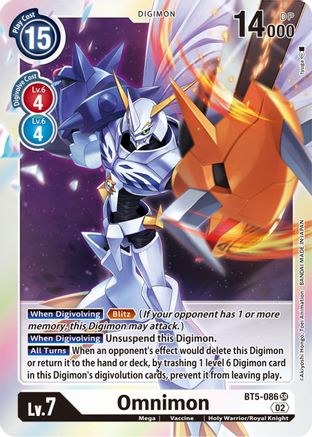 Omnimon (Resurgence Booster Reprint) (BT5-086) - Resurgence Booster Foil