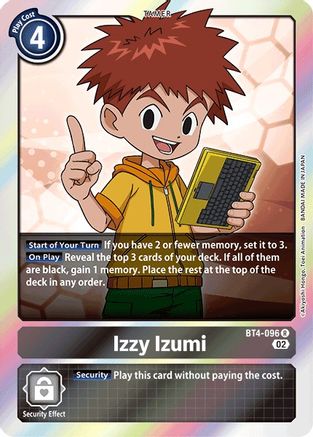 Izzy Izumi (Resurgence Booster Reprint) (BT4-096) - Resurgence Booster Foil