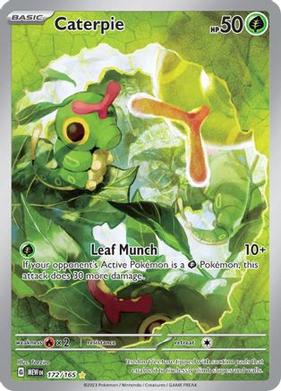 Caterpie Illustration Rare