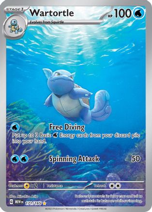 Wartortle Illustration Rare