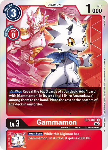 [Consignment] Gammamon RB1-005 Uncommon Promo
