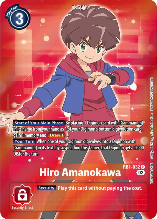[Consignment] Hiro Amanokawa RB1-032 Rare Promo