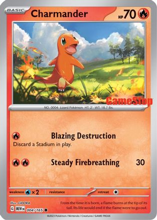 Charmander Gamestop Promo