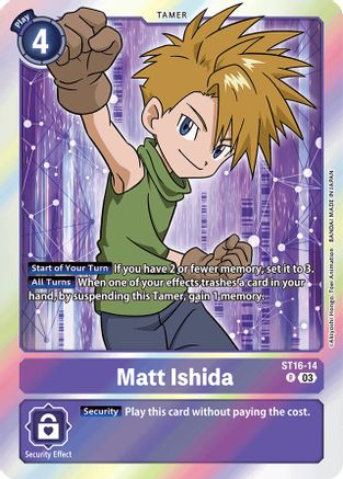 Matt Ishida (ST16-14) - Starter Deck 16: Wolf of Friendship Foil