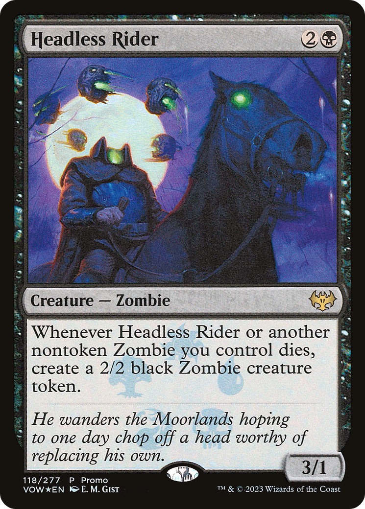 Headless Rider (PRES-118) - Resale Promos Foil