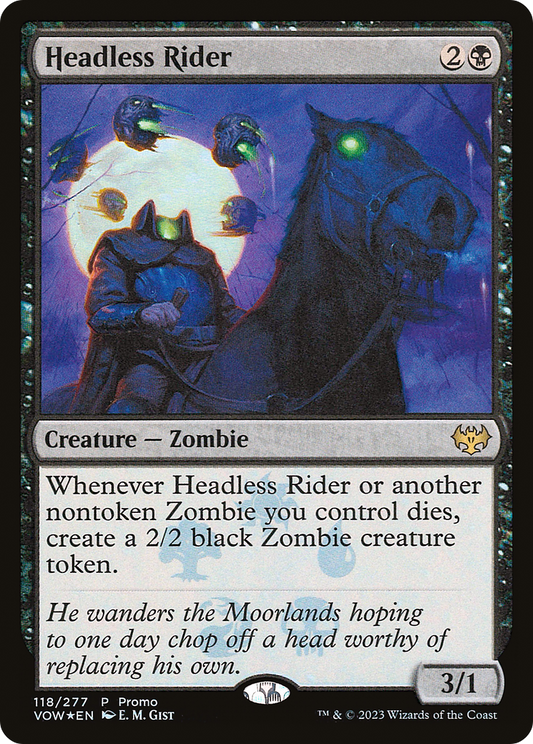 Headless Rider (PRES-118) - Resale Promos Foil