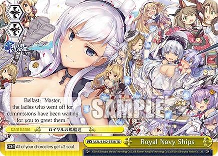 Royal Navy Ships (AZL/S102-TE38 TD) - Azur Lane