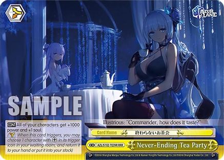 Never-Ending Tea Party (RRR) (AZL/S102-TE39R RRR) - Azur Lane