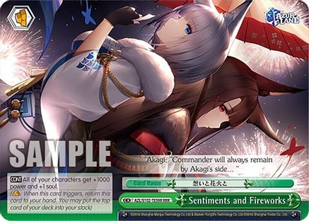 Sentiments and Fireworks (RRR) (AZL/S102-TE59R RRR) - Azur Lane