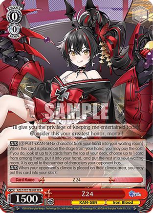 Z24 (RRR) (AZL/S102-TE64R RRR) - Azur Lane