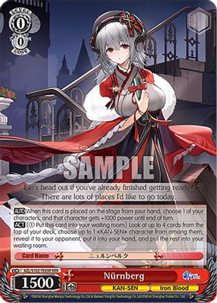 Nurnberg (RRR) (AZL/S102-TE65R RRR) - Azur Lane