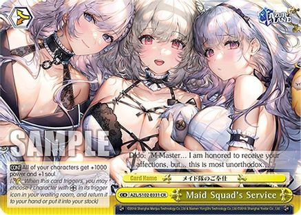 Maid Squad's Service (AZL/S102-E031 CR) - Azur Lane