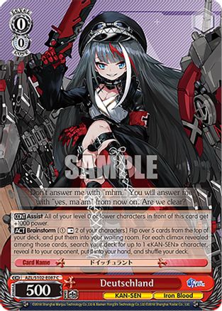 Deutschland (AZL/S102-E087 C) - Azur Lane