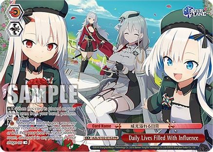 Daily Lives Filled With Influence (PR) (AZL/S102-E152 PR) - Azur Lane