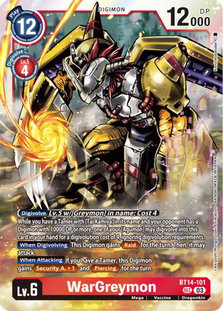 WarGreymon (BT14-101) - Blast Ace Foil