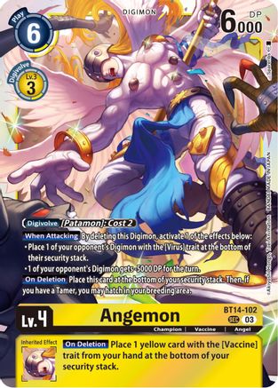 Angemon (BT14-102) - Blast Ace Foil