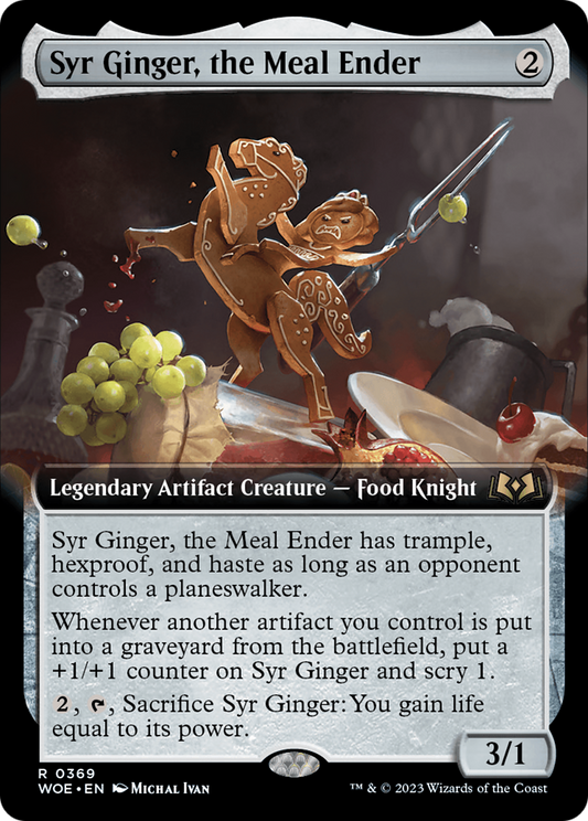 Syr Ginger, the Meal Ender (WOE-369) - Wilds of Eldraine: (Extended Art) Foil