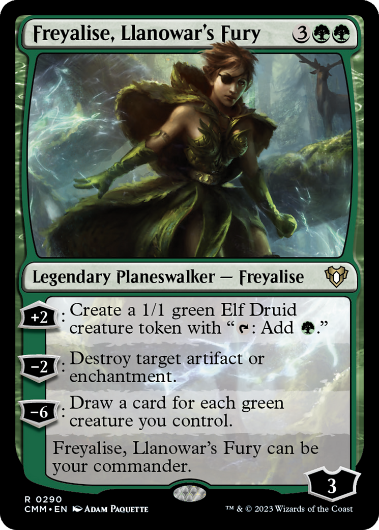 Freyalise, Llanowar's Fury (CMM-290) - Commander Masters