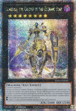 Dingirsu, the Orcust of the Evening Star (Quarter Century Secret Rare) (RA01-EN040) - 25th Anniversary Rarity Collection 1st Edition