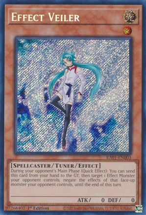 Effect Veiler (Secret Rare) (RA01-EN003) - 25th Anniversary Rarity Collection 1st Edition