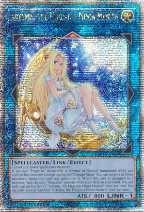 Artemis, the Magistus Moon Maiden (Quarter Century Secret Rare) (RA01-EN049) - 25th Anniversary Rarity Collection 1st Edition