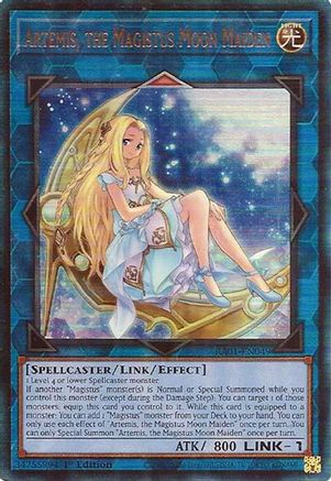 Artemis, the Magistus Moon Maiden (PUR) (RA01-EN049) - 25th Anniversary Rarity Collection 1st Edition