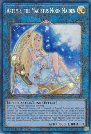 Artemis, the Magistus Moon Maiden (PCR) (RA01-EN049) - 25th Anniversary Rarity Collection 1st Edition