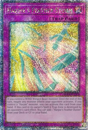 Harpie's Feather Storm (Quarter Century Secret Rare) (RA01-EN073) - 25th Anniversary Rarity Collection 1st Edition
