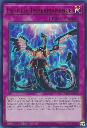 Infinite Impermanence (UR) (RA01-EN075) - 25th Anniversary Rarity Collection 1st Edition