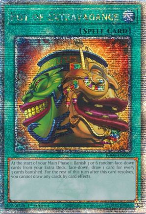 Pot of Extravagance (Quarter Century Secret Rare) (RA01-EN059) - 25th Anniversary Rarity Collection 1st Edition