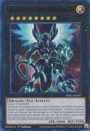 Galaxy-Eyes Full Armor Photon Dragon (UR) (RA01-EN037) - 25th Anniversary Rarity Collection 1st Edition