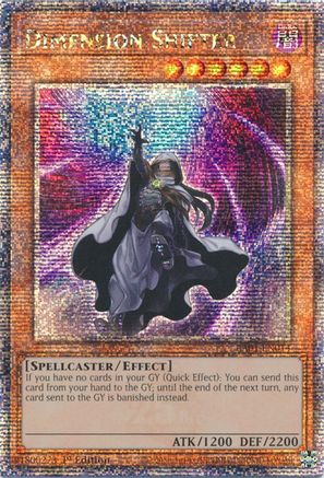 Dimension Shifter (Quarter Century Secret Rare) (RA01-EN014) - 25th Anniversary Rarity Collection 1st Edition